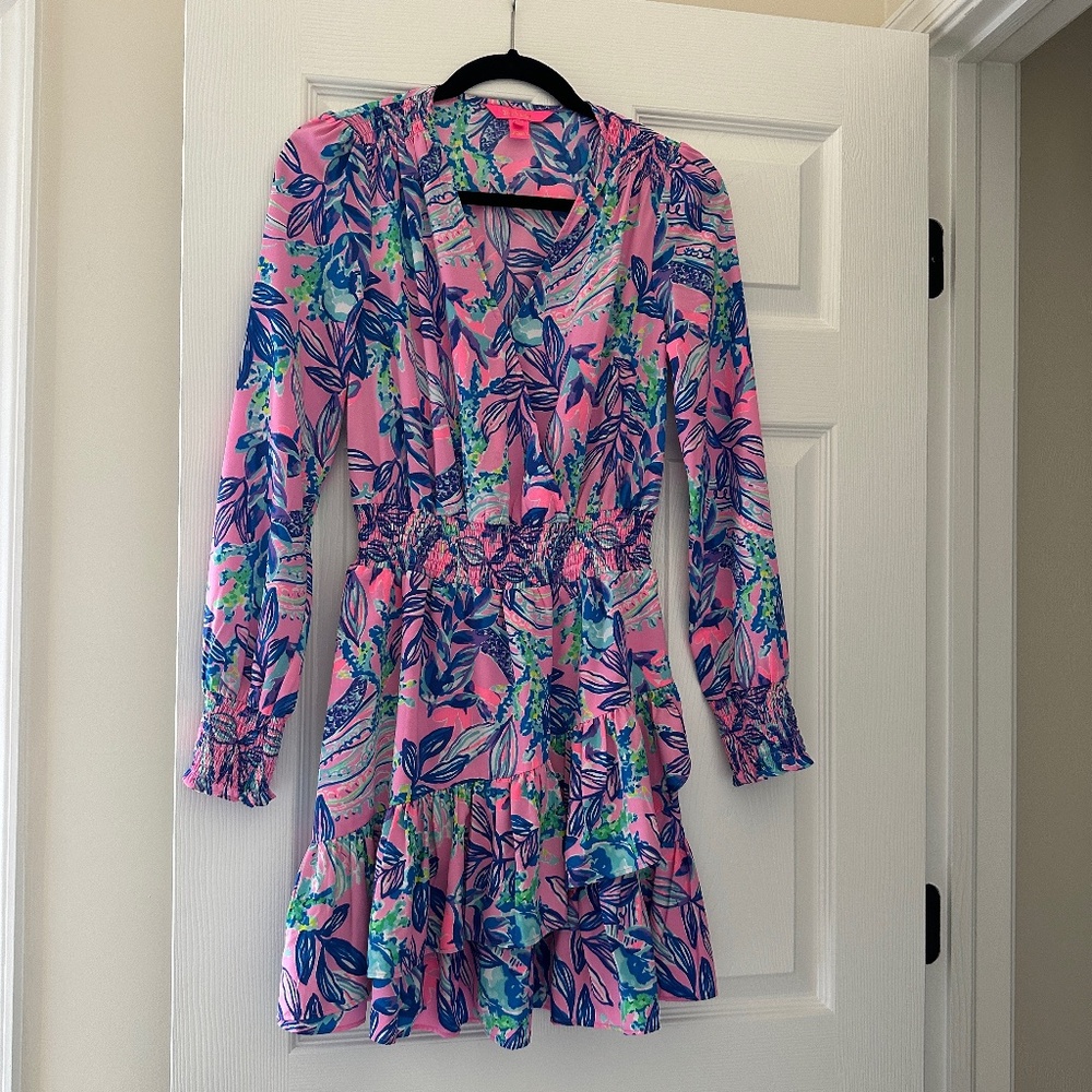 Lilly Pulitzer - Cristiana Stretch Dress - Lilac Rose Just A Lil Jelly - 00